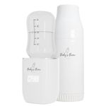 Baby's Brew Portable Bottle Warmer Pro-Milk Warmers for Breastmilk or Formula, Leak-Proof Design, Travel-Friendly, Cordless, Battery-Powered, 8-12 Hour Battery Life, Warmer Set