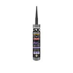 SX Black Contractors PVCu Silicone - Low Modulus & Neutral Curing - Window and Door Frame Sealant - Indoor and Outdoor - UV, Water and Moisture Resistant - 300ml