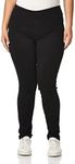 Lee Women's Sculpting Slim Fit Skinny Leg Pull on Jean, Black, 16