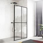 Shower Door Clear Tempered Glass,Fr