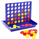 VingaHouse Line Up 4 Educational Board Game Toys 4 In a Line Classic Fun Educational Family Games Four In a Row for Kids Children over 3 years old