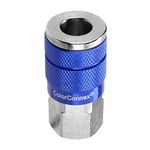 ColorConnex Coupler, Automotive Type C, 1/4" FNPT, Blue - A72410C