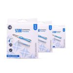 STIM | Interdental Flexible ISO 3 | Pack of 30 Brushes | For Wide Gaps