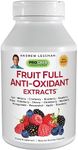 Andrew Lessman Fruit Full Anti-Oxidant Extracts 180 Capsules - 14 Natural Fruit and Berry Extracts. Bilberry, Cranberry, Grape Seed, Pomegranate, Resveratrol, and More. Easy to Swallow Capsules