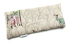 Handmade Yoga Eye Pillow filled with Organic Lavender and Flaxseed