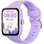 BIGGERFIVE Kids Smart Watch, Fitness Tracker Watch with Pedometer, Heart Rate, 5ATM Waterproof, Sleep Monitor, Alarm Clock, Calorie Step Counter, Puzzle Games, HD Touch Screen for Girls Ages 3-14