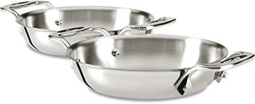 All-Clad Specialty Stainless Steel Gratins 6 Inch Pots and Pans, Cookware Silver