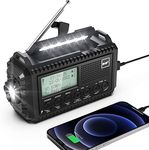 Dab Wind Up Radio, 5000 mAh Solar P