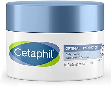 Cetaphil Optimal Hydration Daily Cream 50g | Lightweight Moisturizer & Fast Absorption | Hyaluronic Acid, Blue Daisy Extract, Niacinamide
