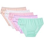 Reljoyinn Women’s 100% Cotton Disposable Underwear high waist Panties for Travel Hospital Stays Underpants Multicolor (10pcs)(Small 24-29 inch waist)