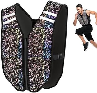 PROIRON Gilet Lesté, Lavable Gilet Réfléchissant Doux, pour Poids Entraînement Musculation Exercise, Force et Endurance, Boxe, Veste De Course Sports pour Hommes Femme, 3kg 5kg 8kg 10kg
