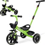 KRIDDO 2-in-1 Toddler Tricycle for 