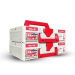 iBELL TB105-1 Large Size Stackable Tool Storage Box - Durable PC+ABS, 40kg Load Capacity, 39x30x11cm Container (pack of 2)