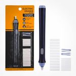 Corslet Electric Erasers for Artist & Kids | Battery-Operated Mechanical Eraser for Sketching, Drawing & Art | Electric Eraser for Kids 22 Refills & 2 Holders Art Eraser (2.3mm & 5mm)