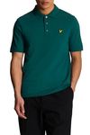 Lyle & Scott Mens Short Sleeve Polo Shirt Malachite Green L