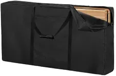 Andacar Cornhole Carrying Case, Professional Bean Bags for Cornhole Game Boards Carrying Bag Regulation Cornhole Board Covers Black (17" L×8" W×13" H)