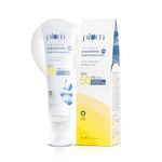 Plum 2% Niacinamide & Rice Water Sunscreen SPF 50 PA+++ | for Oily, Dry & Combination Skin | UVA/UVB Protection | Reduces Tan & Brightens Skin | No White Cast & Non-Sticky | for Women & Men | 80g