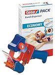 tesa Packing Tape Hand Dispenser Economy - Robust Dispenser for Parcel Tapes - Professional Quality - for Tapes up to 50 cm Wide