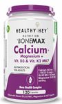 HealthyHey Nutrition Calcium with Magnesium, Vitamin D3 & Vitamin K2- Mk7 - BoneMax - Bone Health Complex -120 Vegetable Capsules