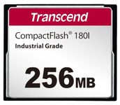 Transcend Japan TS256MCF180I Commercial and Industrial Embedded CF Card, 256 MB Temperature Expander, Fake SLC/pSLC Mode, Heavy Duty (TBW: 53TB), 3 Year Warranty