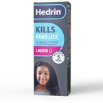 Hedrin Once Liquid Gel, Fast & Effective Lice & Nit Treatment, Kills Head Lice & Eggs, Clinically Tested, Suitable for Adults & Children, 1 x 250ml (10 x 25ml Treatments)