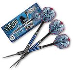 Shot! Darts Viking Raven 90% Tungsten Pro Throwing Darts Steel Tip Set, Professional – Made in New Zealand – Designed Dart Flights for Women & Men – Metal Tip Bar Darts for Adults