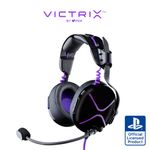 Victrix Pro AF Wired Professional Esports Gaming Headset with Cooling: Playstation PS4, PS5, PC - Black/Purple