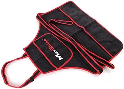 Maxshine Adjustable Microfiber Detailing Apron (330GSM) Waterproof Cloth for Car Detailing - Wash and Reusable Detailing Apron