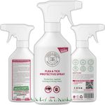 Dog Fleas Protection Spray - Tick and Flea Protective for Dogs - Best Grooming Coat Conditioner