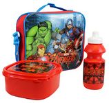 Just Character 3 Piece Lunch Bag with Sandwich Lunch Box and Water Bottle with Different Characters Disney Frozen Princess Minnie Mouse