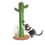 Catinsider Cactus Cat Scratching Post with Dangling Ball Large Brown