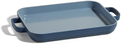Our Place Mini Griddle Pan - 2 Quart Nonstick Ceramic Sheet Pan & Stovetop Griddle with Handles | Toxin-Free Cast Aluminum | Oven Safe up to 450°F | Blue Salt