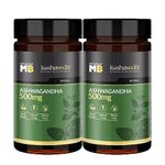 MuscleBlaze Koshaveda Ashwagandha 500mg (60 Tablets Each, Pack of 2) | Ayurveda for Performance, Ayush Approved, High Strength Potent Formula | Boost Muscle Mass & Strength, Enhance Immunity