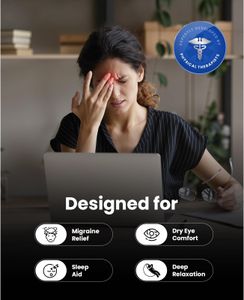 BOB AND BRAD Eye Massager – Heated, Portable Eye Therapy Device
