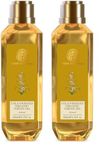 Forest Essentials Organic Cold Pressed Virgin Oil Almond | Rich in Vitamin E | Pure Sweet Almond Massage Oil For Hair & Skin | 200 ml (Pack of 2)
