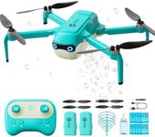 Holy Stone HS320 Bubble Drone for Kids Adults, Foldable RC Quadcopter with Brushless Motor, Auto Rotating, Emergency Stop, 2 Batteries, Great Gift Toy for Outdoor Play, Parties, Boys & Girls