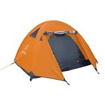 Winterial Three Person Tent. Lightweight 3 Season Tent with Rainfly. 3 Person Tent 4.4lbs, Stakes, Poles and Guylines Included. Camping, 3 Man Hiking and Backpacking Tent, Orange