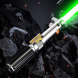 BSTSABER RGB Dueling Lightsaber, Motion Control 39 Sets Sound Effects and 12 Colors Change, Smooth Swing Metal Handle Light Saber for Adults, Boys Cosplay Gifts (RGB)