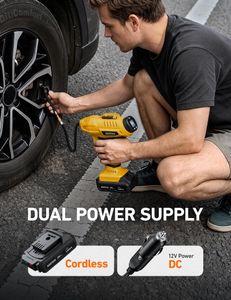 AstroAI Cordless Tyre Inflator – Portable Rechargeable Air Pump