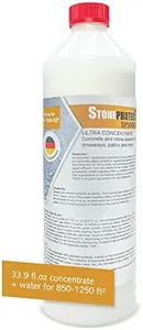 StoneprotecT SP5000U | Nano Stone Sealer for Outdoor Use | Made in Germany | Mix 1 Quart Concentrate with 9 Quarts Water for 10 Quarts Stone Sealant for 861-1291 sq ft | Stone Protection