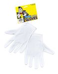 Elegant White Magician Gloves (1 Pair) - Perfect Accessories for Magic Shows, Halloween, Cosplays, & More