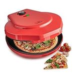 MisterChef Electric Pizza Maker 1400W, Indoor Portable Pizza Oven, Crepe, Pancake and Omelette Maker, 12 Inch / 30cm, Energy Efficient, Free Recipe Book Enclosed, 2 Year Warranty