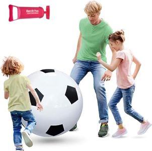 WALIKI Jumbo Soccer Ball | Giant and Inflatable | Huge 30" in Diameter - Durable Massive Soccer Ball | Pump Included