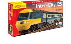 Hornby Train Set - TT1004TXSM Inter-City 125 High Speed Digital TT Gauge Model Railways Set, Sound Fitted Starter Electric Model Train Kits With App Control, Steam Engine Building Kits
