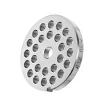 BOLEXINO #12 Stainless Steel 5/16" Meat Grinder Plate, Heavy Duty 8mm Coarse Plate For Bratwurst Chorizo Salami