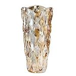 Crystal Glass Amber Vase,Flower Vas