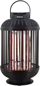 Lanterne chauffante Aktobis WDH-12HL - équipée de deux niveaux de chauffage (600/1 200 watts) et d'une fonction de rotation de 180°.