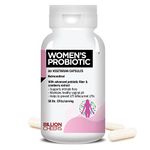 BILLIONCHEERS Women Probiotics for Vaginal Health, pH balance & UTI Support | with Cranberry Extract & Prebiotic (60 Veg. Capsules)