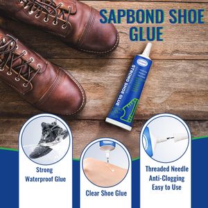 Professional Shoe Glue – Strong Waterproof Sole Repair Adhesive, Clear 60ml