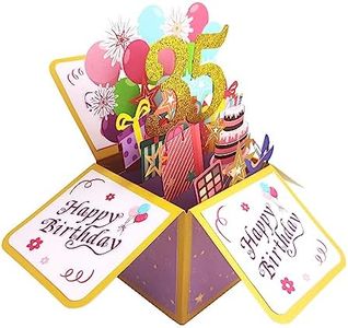 Asmallgf Sweet 35th Birthday Popup Card for Women Men, Funny 35 Year Old Bday Gifts for Husband Wife, Happy 35 Birthday 3D Greeting Card for Female Male, Best 35th Bday Gift Idea for Him Her